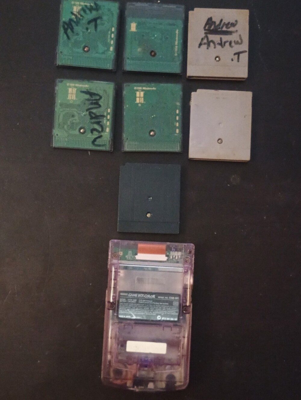 Nintendo Gameboy Color Atomic Purple Console Bundle - Picture 9 of 9